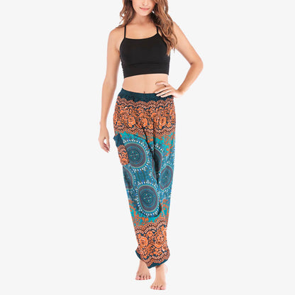 Mythstone Boho Loose Harem Trousers Women's Yoga Pants