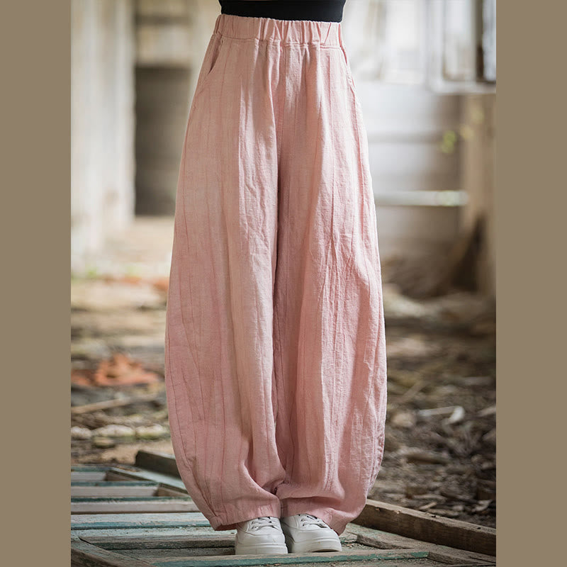 Pantalones harén con efecto tie-dye retro de Mythstone, pantalones de yoga casuales para mujer con bolsillos