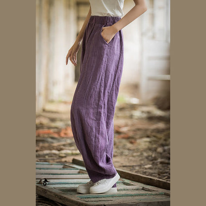 Pantalones harén con efecto tie-dye retro de Mythstone, pantalones de yoga casuales para mujer con bolsillos