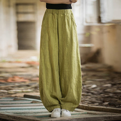 Pantalones harén con efecto tie-dye retro de Mythstone, pantalones de yoga casuales para mujer con bolsillos