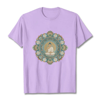 Mythstone Mandala Flower Buddha Tee T-shirt