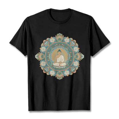 Mythstone Mandala Flower Buddha Tee T-shirt