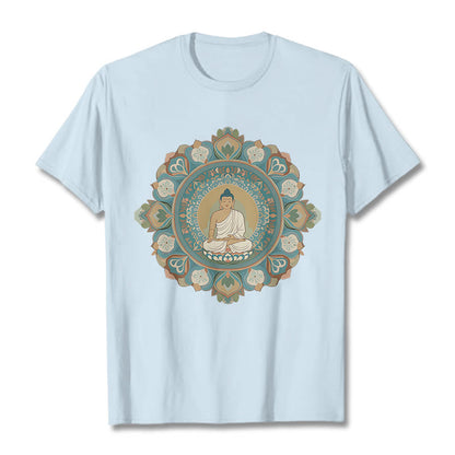 Mythstone Mandala Flower Buddha Tee T-shirt