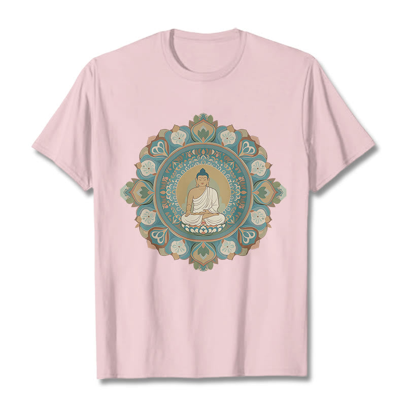 Mythstone Mandala Flower Buddha Tee T-shirt