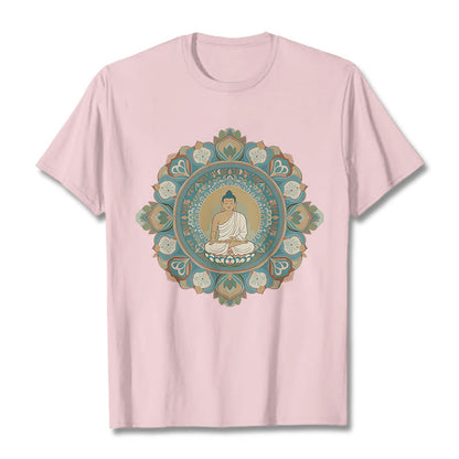 Mythstone Mandala Flower Buddha Tee T-shirt