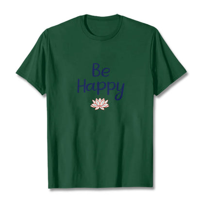 Mythstone Be Happy Lotus Tee T-shirt