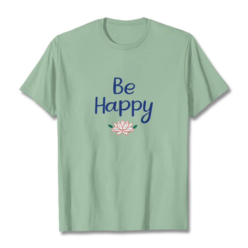 Mythstone Be Happy Lotus Tee T-shirt