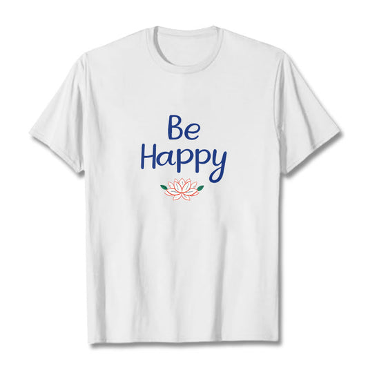 Mythstone Be Happy Lotus Tee T-shirt