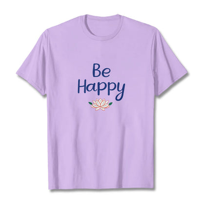 Mythstone Be Happy Lotus Tee T-shirt