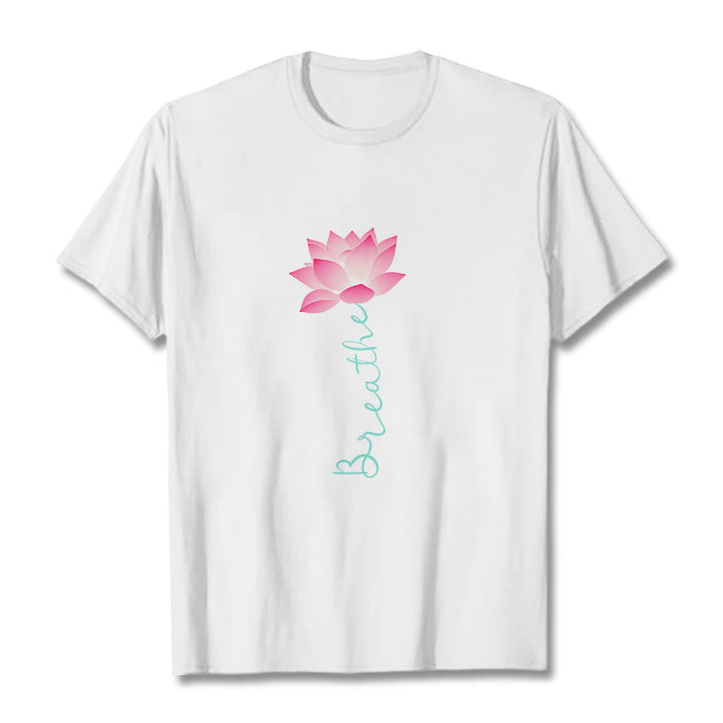 Mythstone BREATHE Lotus Tee T-shirt