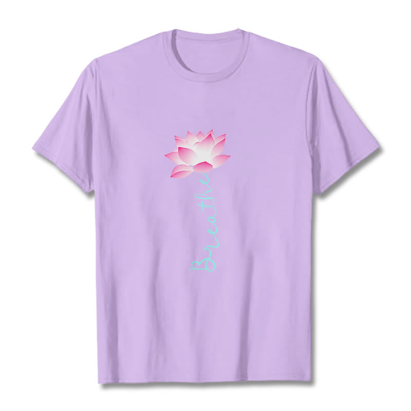 Mythstone BREATHE Lotus Tee T-shirt