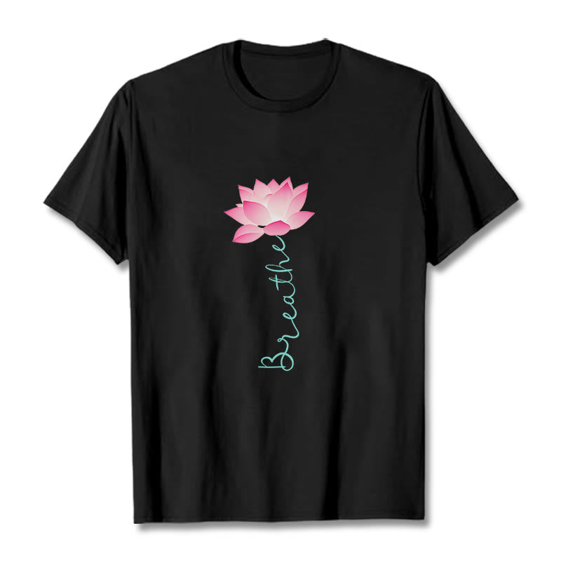 Mythstone BREATHE Lotus Tee T-shirt