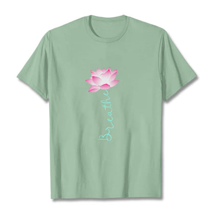 Mythstone BREATHE Lotus Tee T-shirt