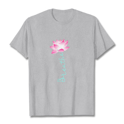 Mythstone BREATHE Lotus Tee T-shirt