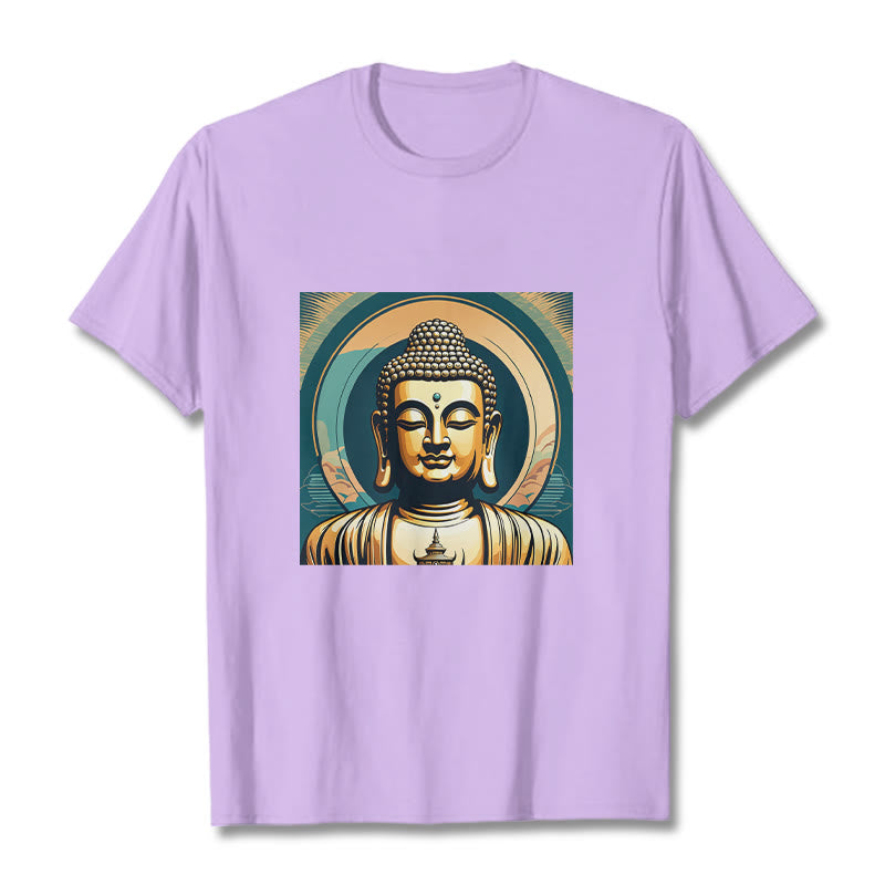 Mythstone Aura Golden Buddha Tee T-shirt