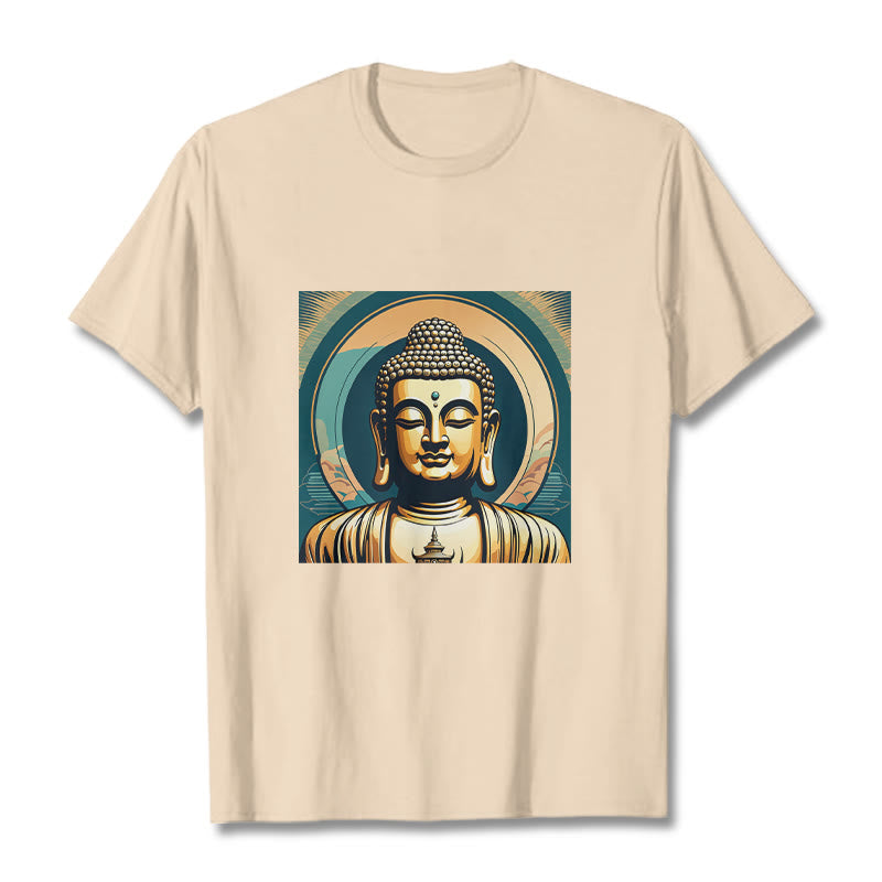 Mythstone Aura Golden Buddha Tee T-shirt