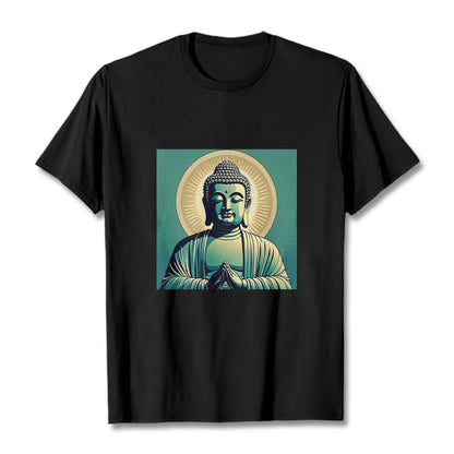 Mythstone Aura Green Buddha Tee T-shirt