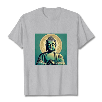 Mythstone Aura Green Buddha Tee T-shirt