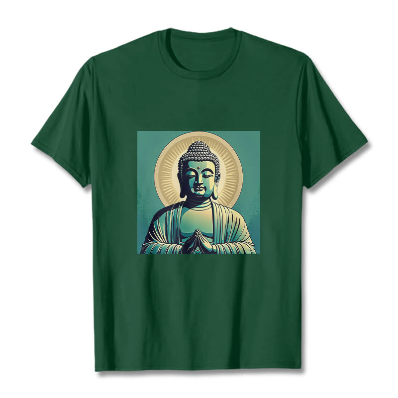 Mythstone Aura Green Buddha Tee T-shirt