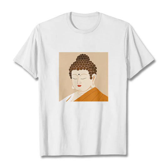 Mythstone Close Eyes And Relax Buddha Tee T-shirt