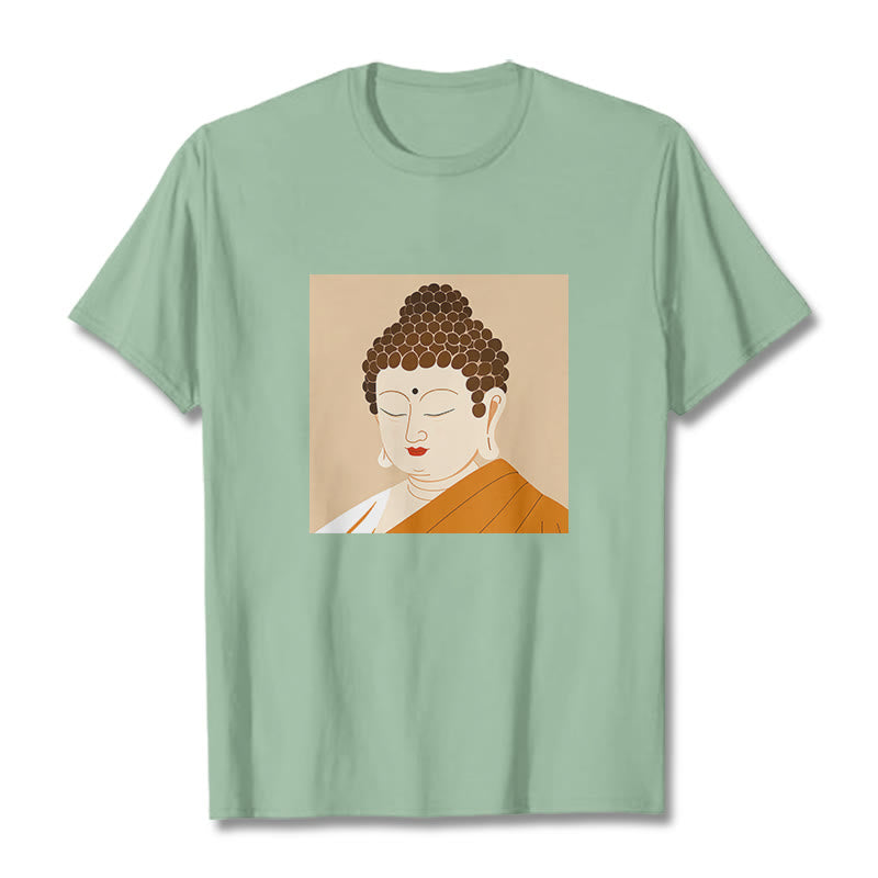 Mythstone Close Eyes And Relax Buddha Tee T-shirt