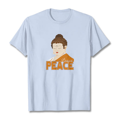 Mythstone Close Eyes Peace Buddha Tee T-shirt