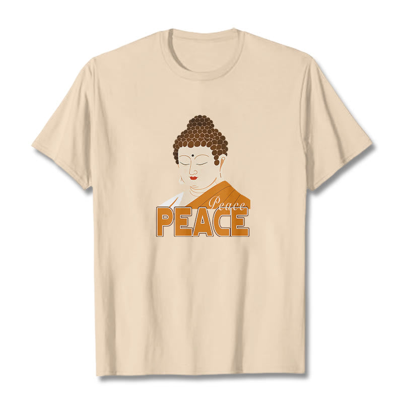 Mythstone Close Eyes Peace Buddha Tee T-shirt