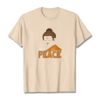 Mythstone Close Eyes Peace Buddha Tee T-shirt