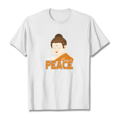 Mythstone Close Eyes Peace Buddha Tee T-shirt