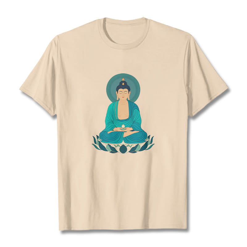 Mythstone Lotus Meditation Buddha Tee T-shirt