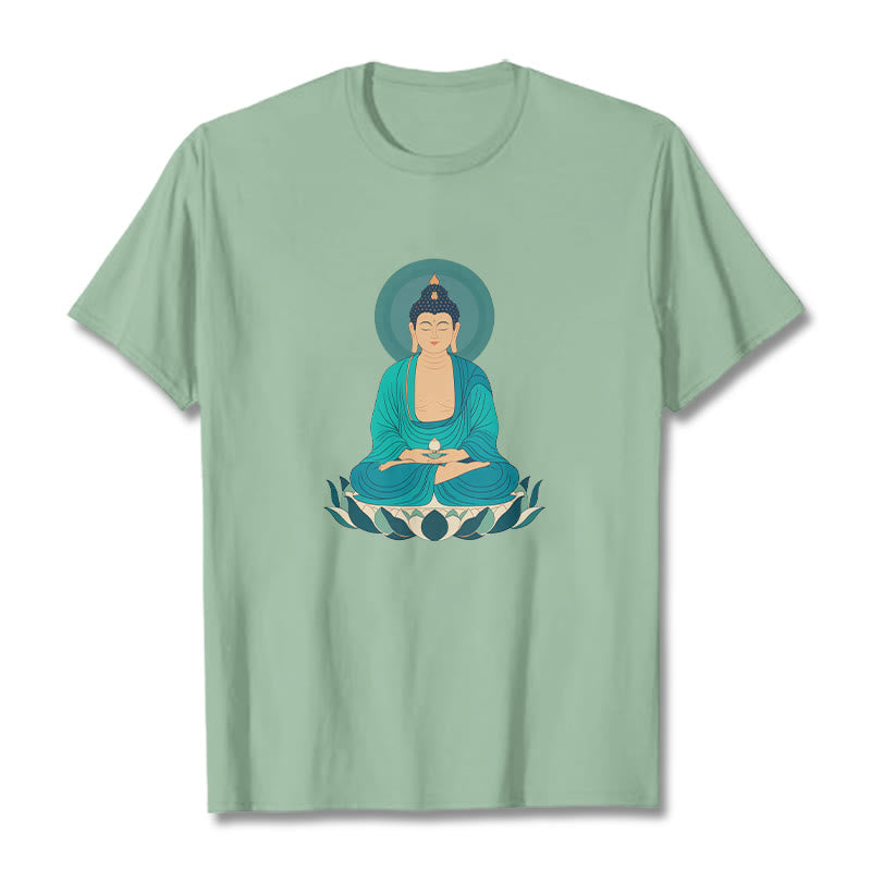 Mythstone Lotus Meditation Buddha Tee T-shirt