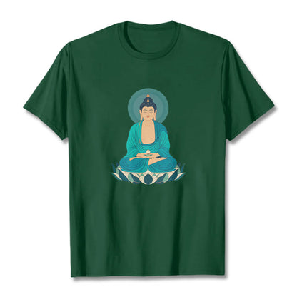 Mythstone Lotus Meditation Buddha Tee T-shirt