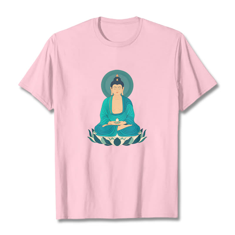 Mythstone Lotus Meditation Buddha Tee T-shirt