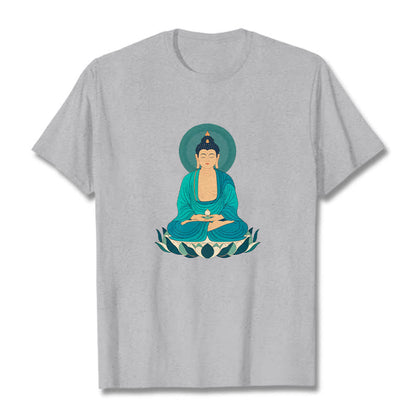 Mythstone Lotus Meditation Buddha Tee T-shirt