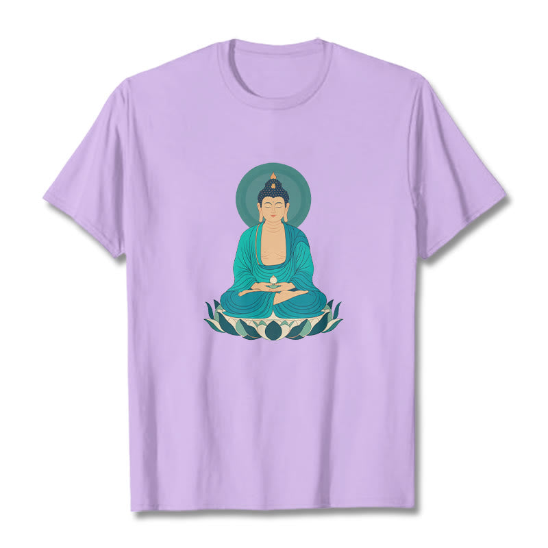 Mythstone Lotus Meditation Buddha Tee T-shirt