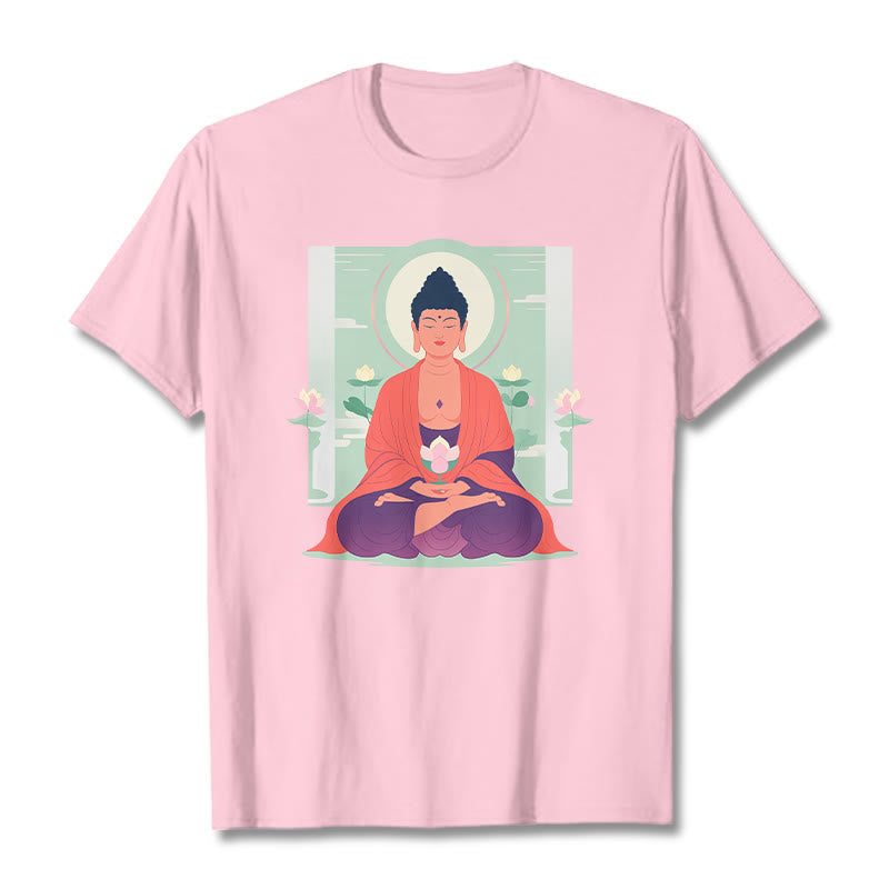 Mythstone Lotus Meditation Buddha Tee T-shirt