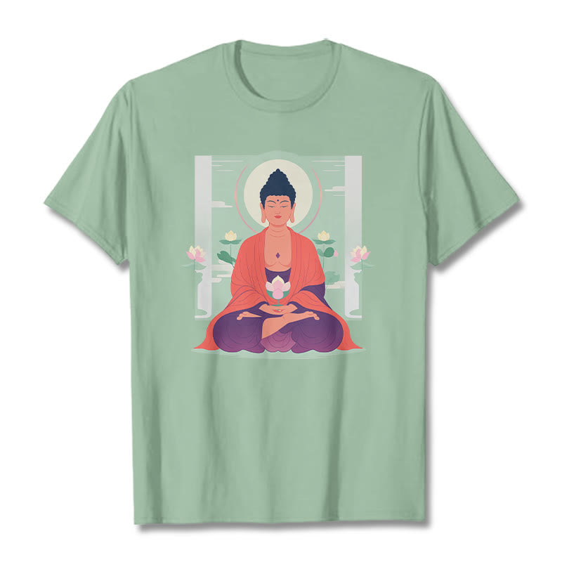 Mythstone Lotus Meditation Buddha Tee T-shirt