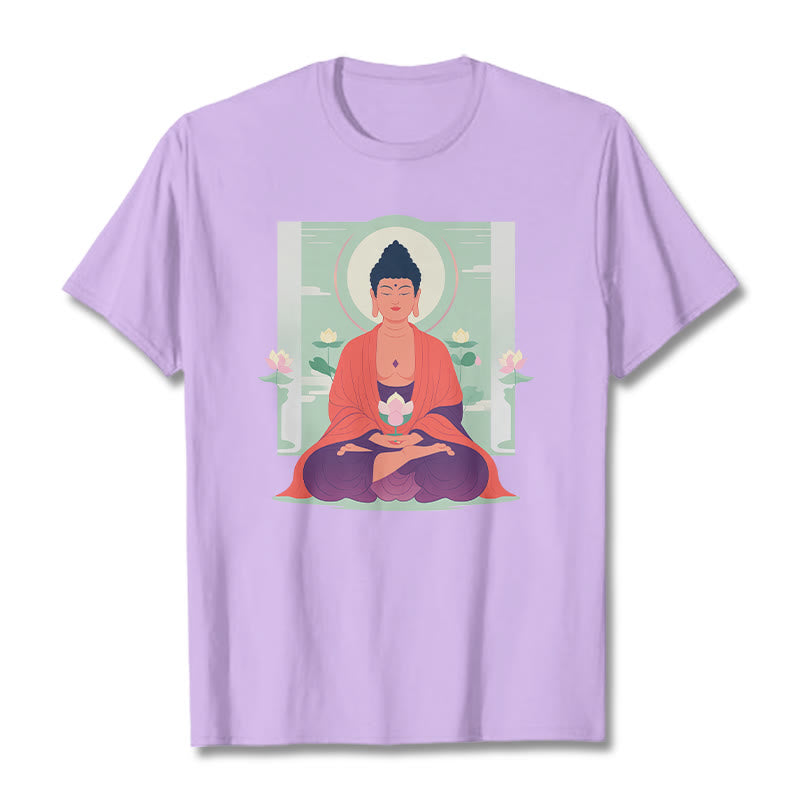 Mythstone Lotus Meditation Buddha Tee T-shirt