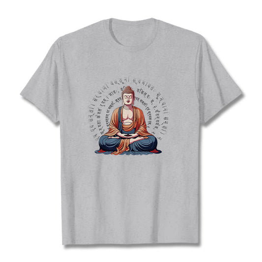 Mythstone Sanskrit Heart Sutra Form Is No Other Than Emptiness Tee T-shirt