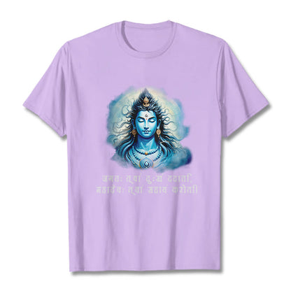 Camiseta Mythstone Sanskrit Mahadev viene en tu ayuda 