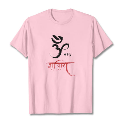 Mythstone OM NAMAH SHIVAYA Mantra Sanskrit Tee T-shirt