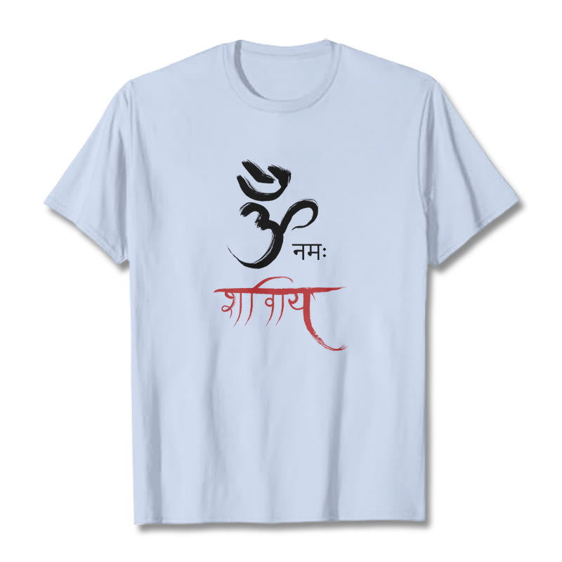 Mythstone OM NAMAH SHIVAYA Mantra Sanskrit Tee T-shirt