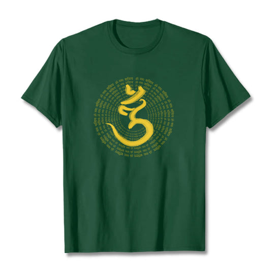 Mythstone 108 OM NAMAH SHIVAYA Mantra Sanskrit Tee T-shirt