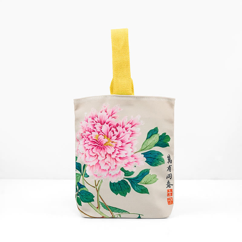 Mythstone Peony Canvas Handbag