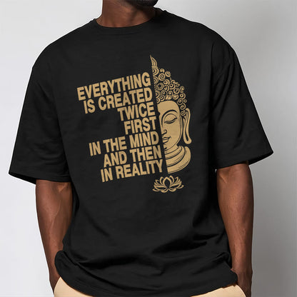 Mythstone Everything Is Created Twice Tee T-shirt