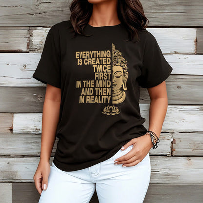 Mythstone Everything Is Created Twice Tee T-shirt