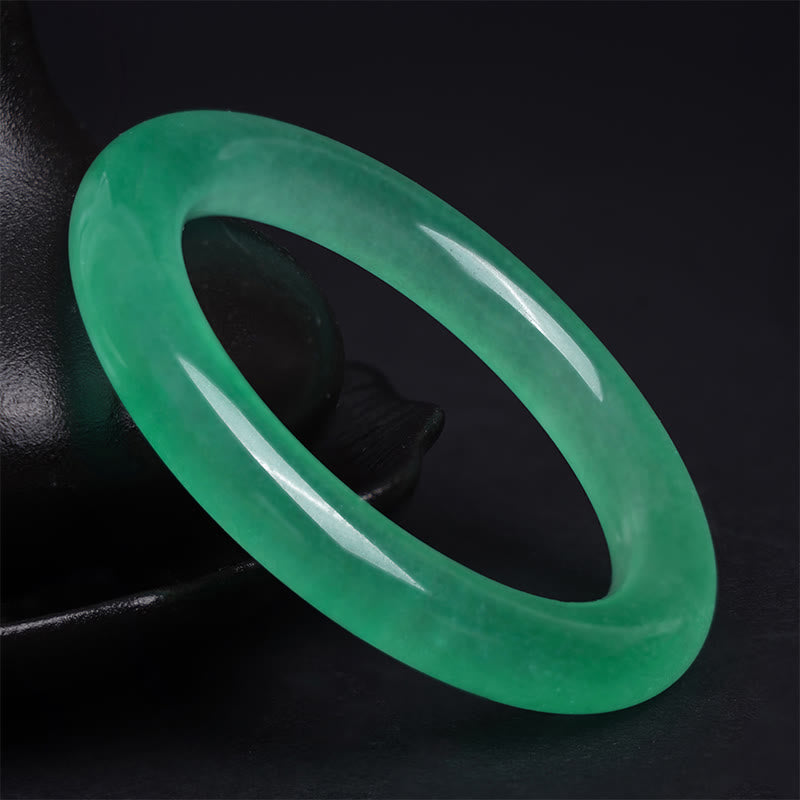 Pulsera de jade natural Mythstone para la suerte y la prosperidad