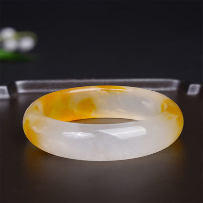 Mythstone Yellow Chalcedony Harmony Positivity Bracelet Bangle