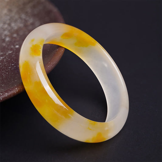 Mythstone Yellow Chalcedony Harmony Positivity Bracelet Bangle