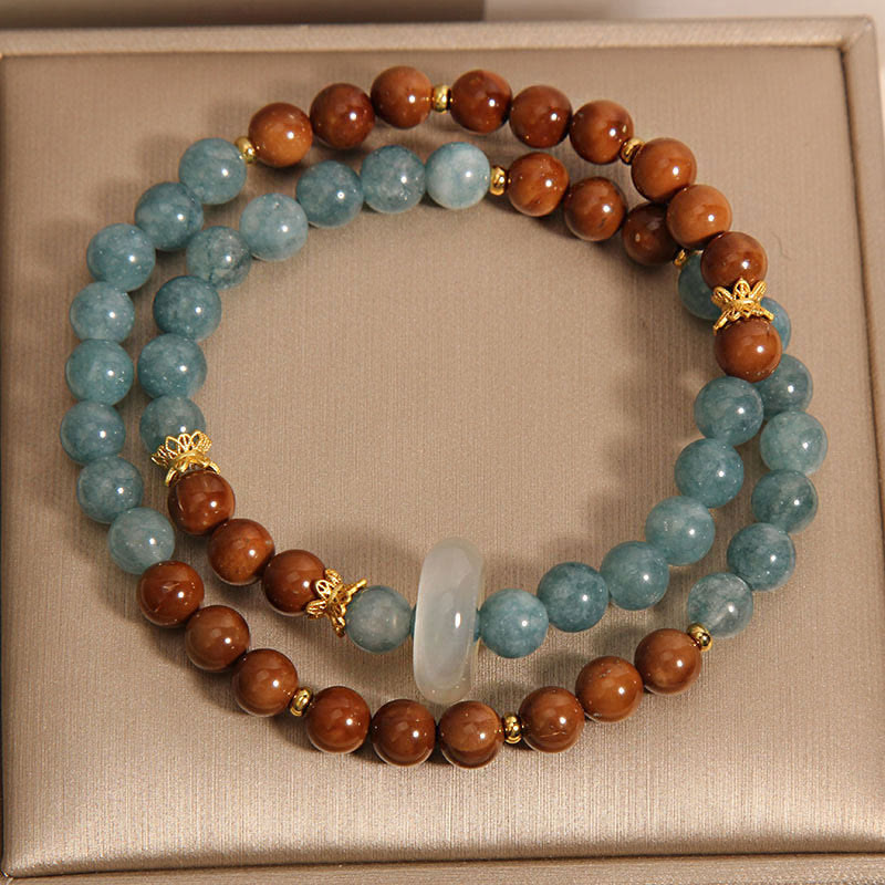 Mythstone Kuka Seed Jade Wealth Luck Bracelet